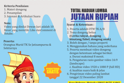lomba dongeng SD SILATURAHIM ISLAMIC SCHOOL lomba dongeng SD SILATURAHIM ISLAMIC SCHOOL