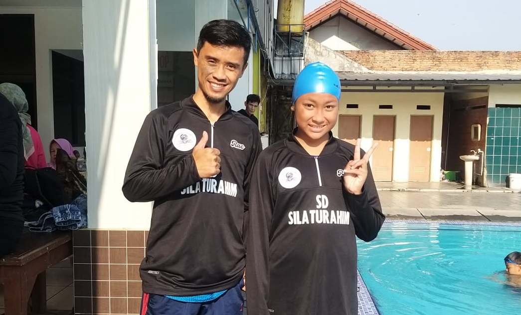Juara 3 Lomba Renang O2SN Kota Bekasi di raih oleh Aina Husna Sulaiman