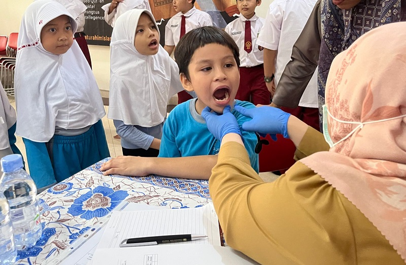 Program Bulan Imunisasi Anak Sekolah 2023 di SD Silaturahim Islamic School3