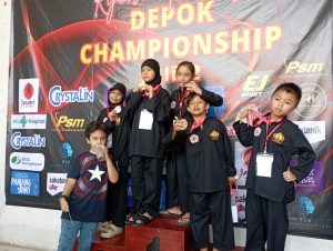 Kejuaraan Pencak Silat Depok Championship Jilid 2 Piala di Borong Siswa SD Silaturahim Islamic School.