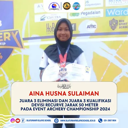 Prestasi Aina Husna Sulaiman Dalam Hub Club Archery Championship 2024