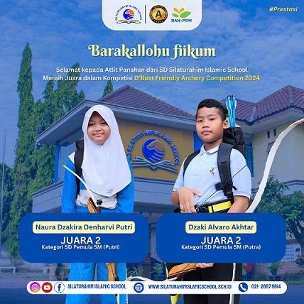 Dua Siswa SD Silaturahim Raih Juara 2 di Kompetisi Panahan T'Best Archery Competition 2024 2